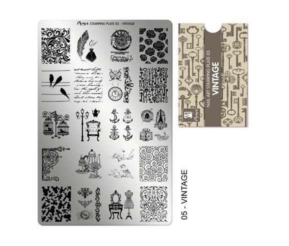 plaque des stamping vintage pour ongles plaque des stamping vintage pour ongles