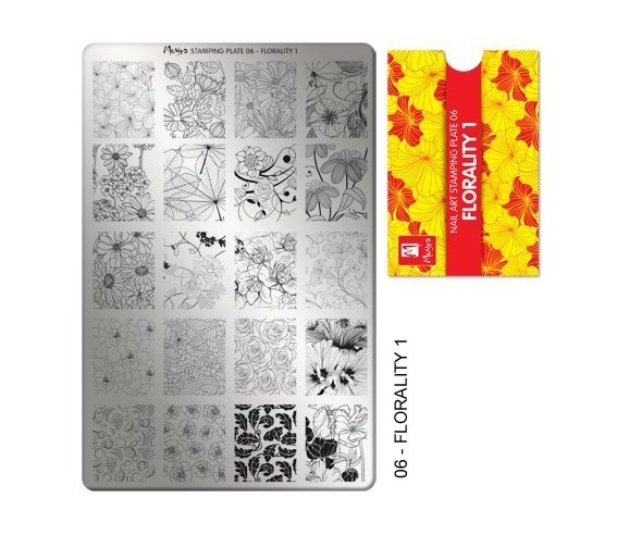 Plaque stamping 06 Moyra Florality 1