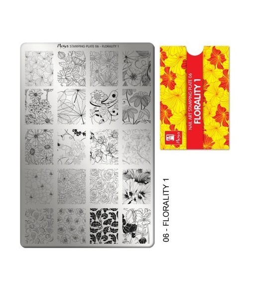 Plaque stamping 06 Moyra Florality 1