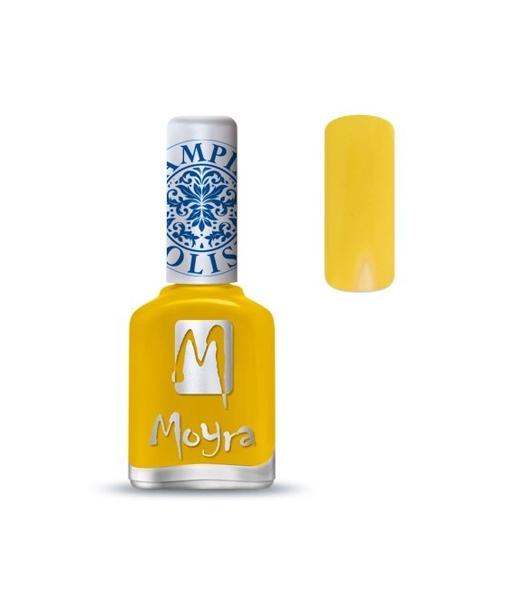 vernis stamping jaune pour ongle