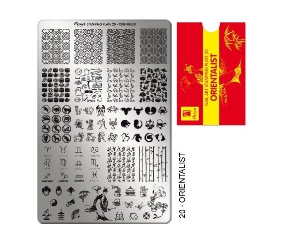 Plaque stamping 20 Moyra ORIENTALIST