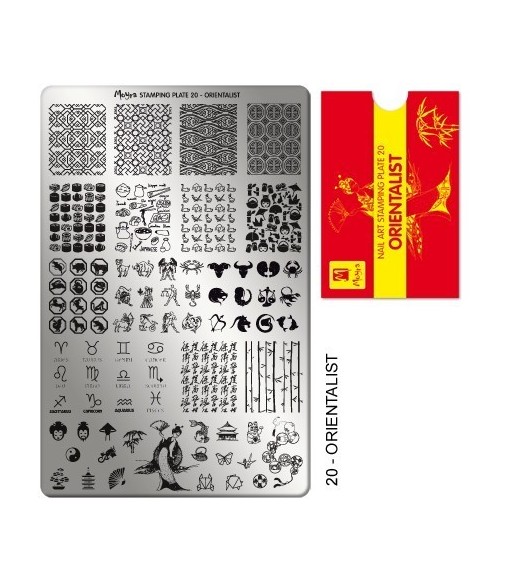 Plaque stamping 20 Moyra ORIENTALIST