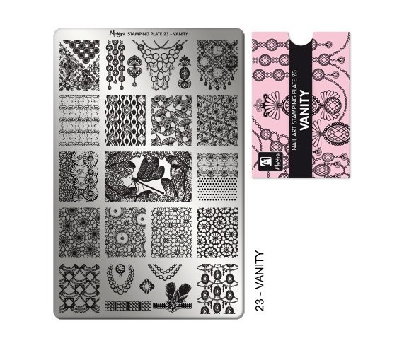 Plaque stamping 23 Moyra  VANITY