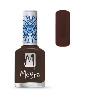 Vernis stamping marron pour ongle
