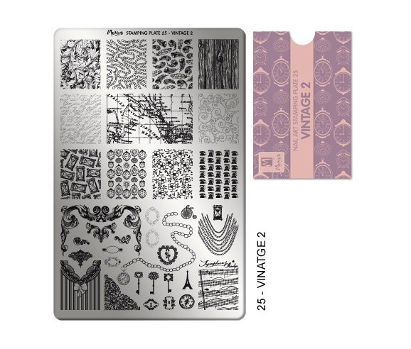 Plaque stamping 25 Moyra VINTAGE 2