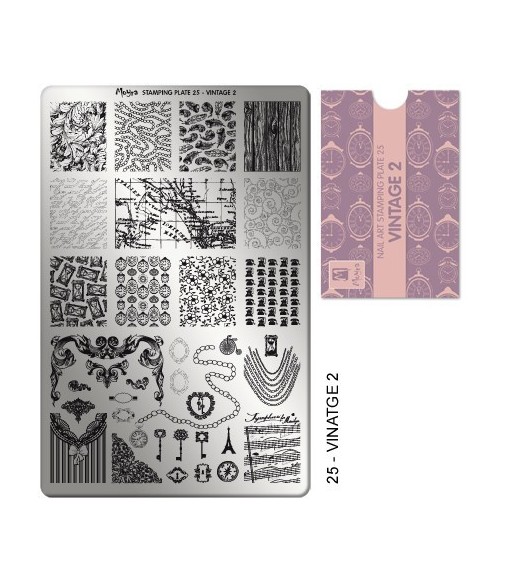 Plaque stamping 25 Moyra VINTAGE 2