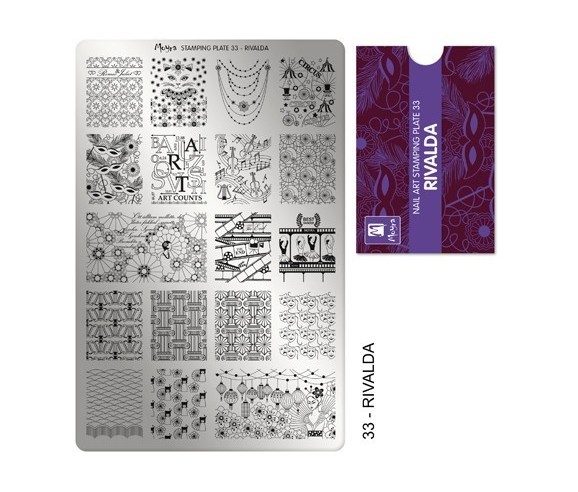 Plaque stamping 33 Moyra RIVALDA
