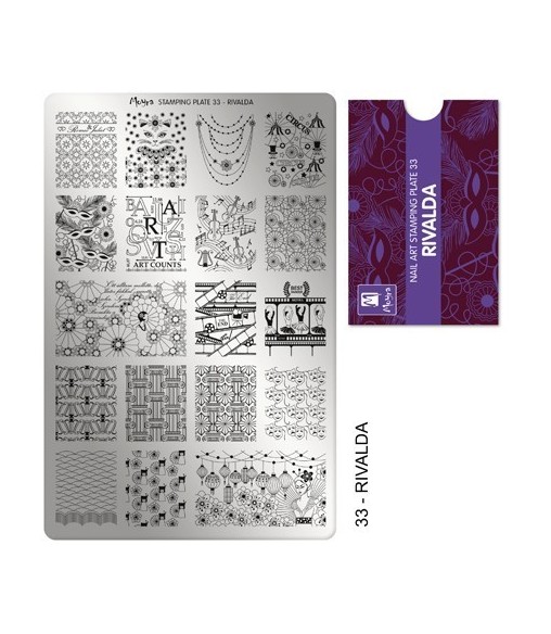 Plaque stamping 33 Moyra RIVALDA