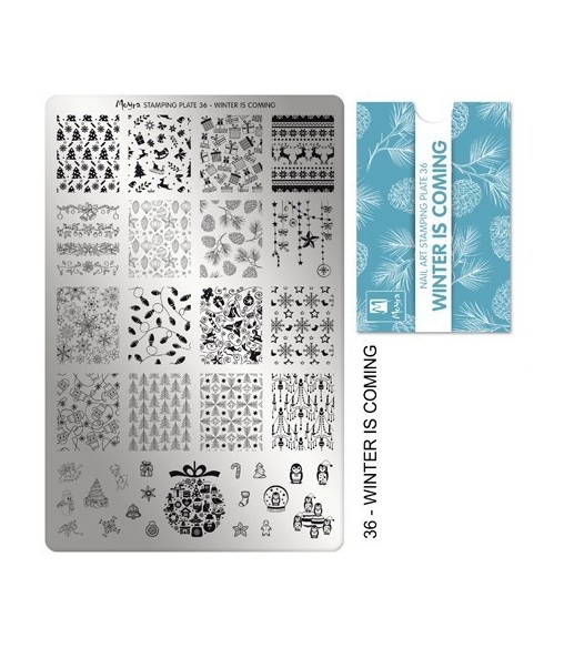 Plaque stamping 36 MOYRA WINTER IS COMMING