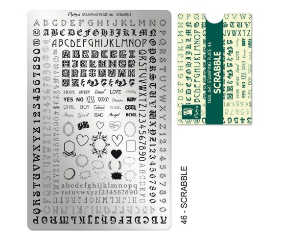 Plaque stamping 46 Moyra SCRABLE