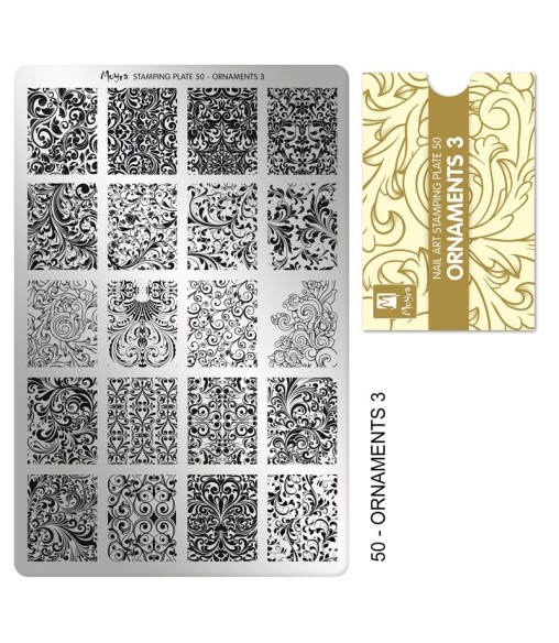 Plaque stamping 50 Moyra ORNEMENTS 3