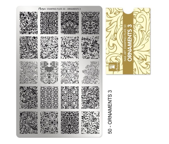 Plaque stamping 50 Moyra ORNEMENTS 3