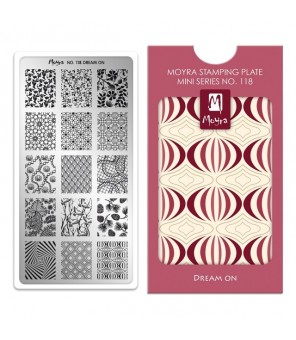 Mini plaque stamping DREAM ON N°118