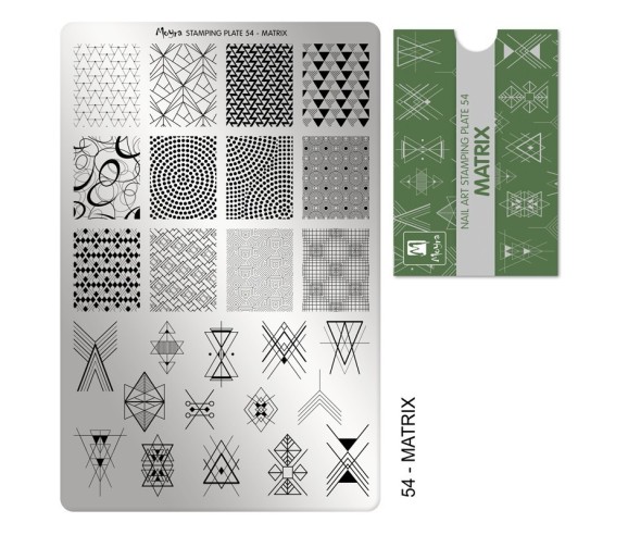 Plaque stamping 54 Moyra Matrix
