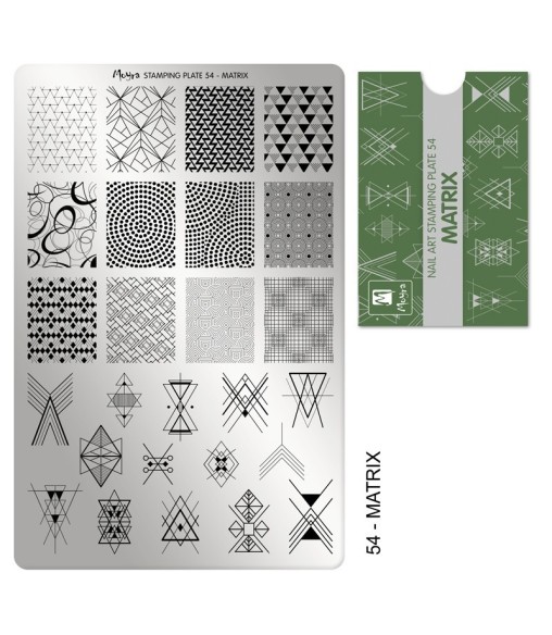 Plaque stamping 54 Moyra Matrix