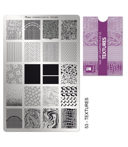 Plaque stamping 53 Moyra Textures