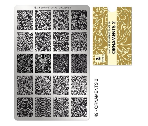 Plaque stamping 49 Moyra Ornament 2