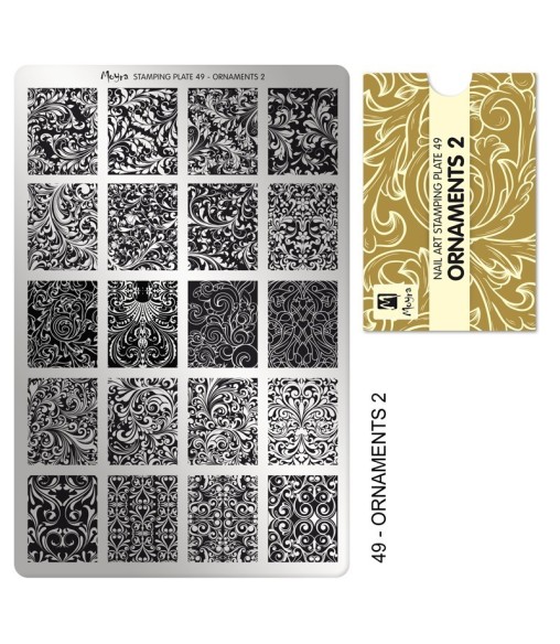 Plaque stamping 49 Moyra Ornament 2