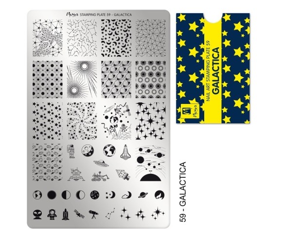 Plaque stamping 59 Moyra GALACTICA