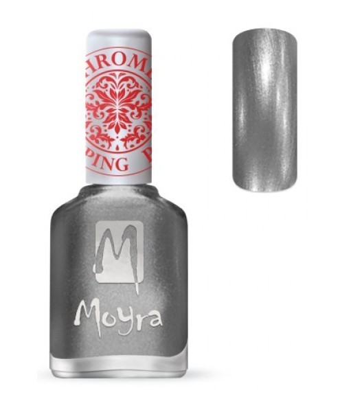 vernis stamping chrome silver