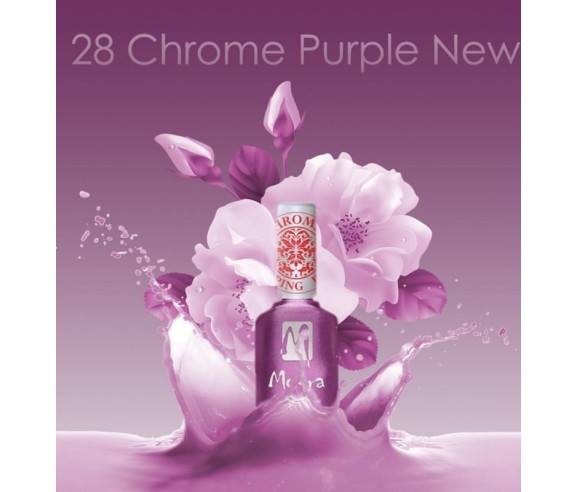 Moyra vernis stamping chrome violet