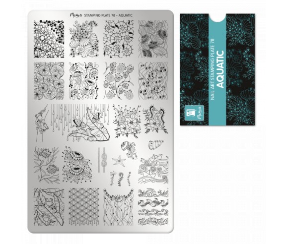 Plaque stamping 78 Moyra AQUATIC