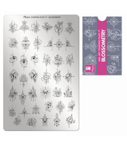 Plaque stamping 77 Moyra Blossometry