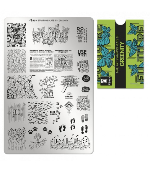 Plaque stamping 81 Moyra Greenity