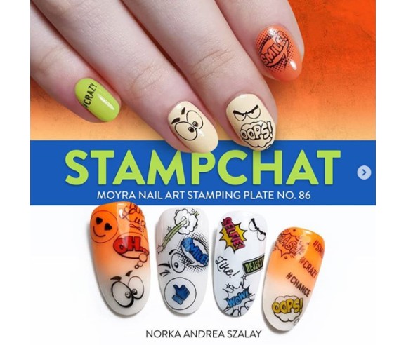 Plaque stamping 86 Moyra Stampchat