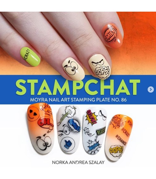 Plaque stamping 86 Moyra Stampchat