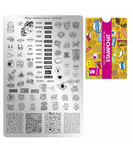 Plaque stamping 86 Moyra Stampchat