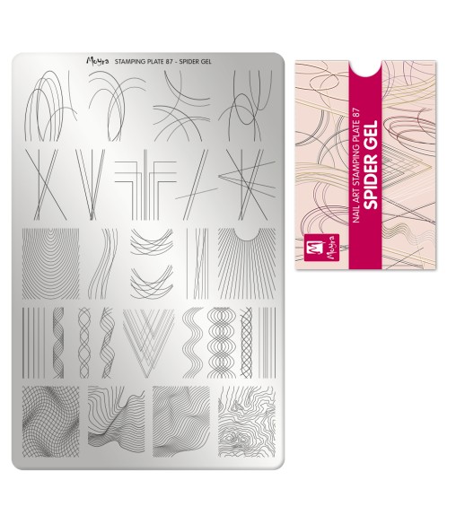 Plaque stamping 87 Moyra Spider gel