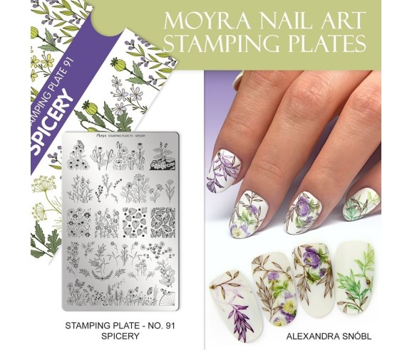 Plaque stamping 91 Moyra Spicery