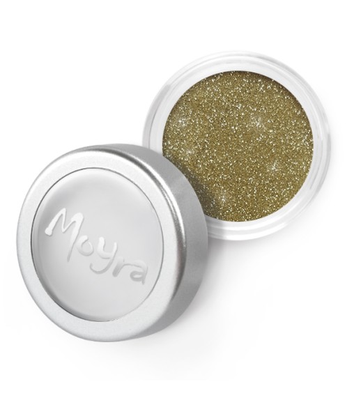 Poudres à fine paillettes, à la brillance éclatante,