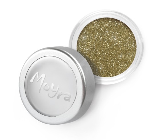 Poudres à fine paillettes, à la brillance éclatante,