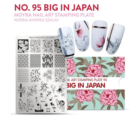 Plaque stamping 95 Moyra Big in Japan