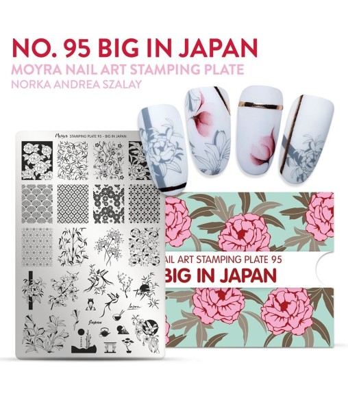 Plaque stamping 95 Moyra Big in Japan