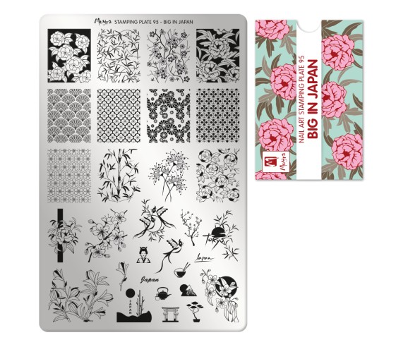 Plaque stamping 95 Moyra Big in Japan
