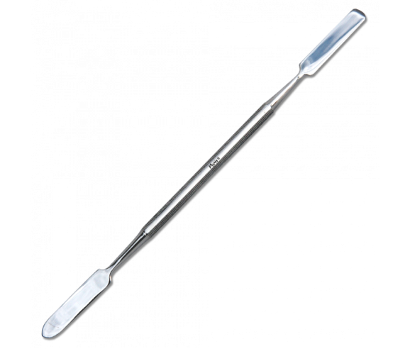 Spatule à mélanger pour gelée, acier inoxydable.