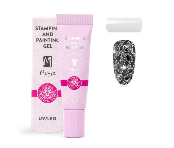 gel paint pour stamping et nail art moyra