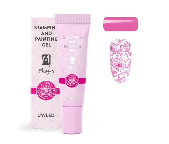 gel paint pour stamping et nail art moyra