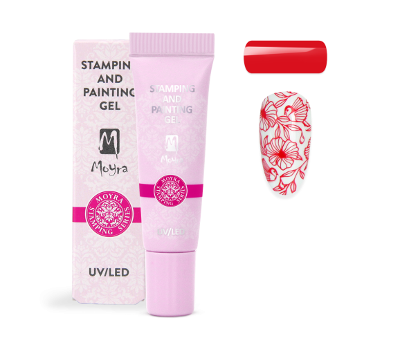 gel paint pour stamping et nail art moyra
