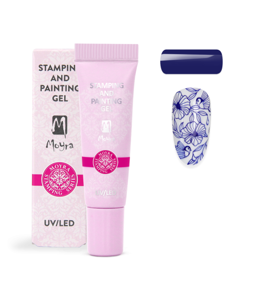 gel paint pour stamping et nail art moyra