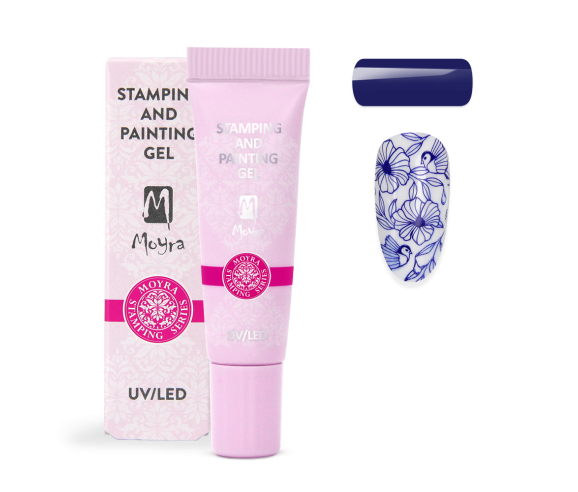 gel paint pour stamping et nail art moyra