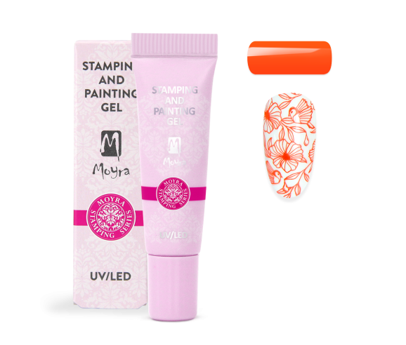 gel paint pour stamping et nail art moyra