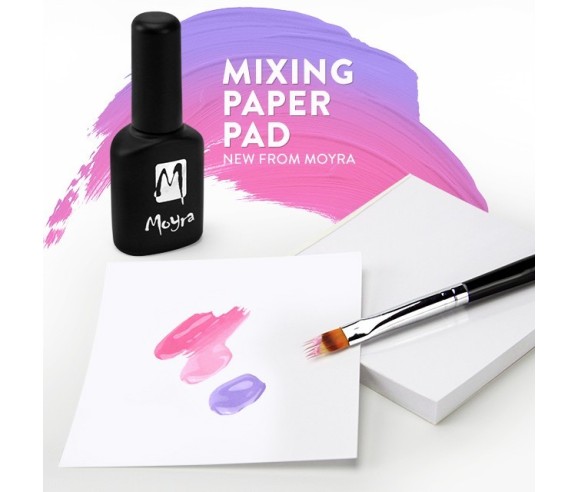 bloc de papier à mélanger vos peinture, gels