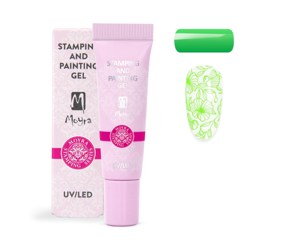 gel paint pour stamping et nail art moyra