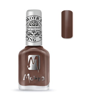 vernis stamping chocolat pour ongle