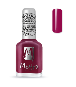 vernis stamping amaranth red, rouge  vin pour stamping
