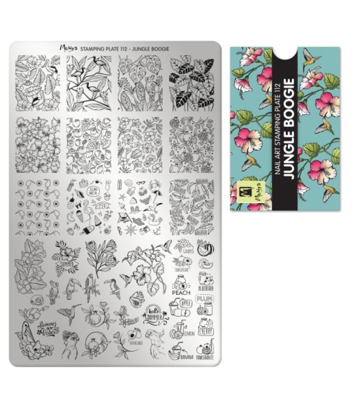 Plaque stamping Moyra 112 Jungle Boogie